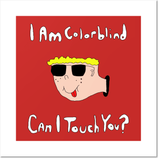 I Am Colorblind...Can I Touch You? Posters and Art